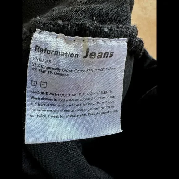 Reformation Harper High Rise Skinny Jeans Women size 26 - Picture 4 of 6
